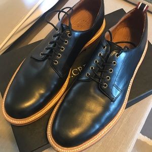 J. Crew Oar stripe Italian Leather Derby’s